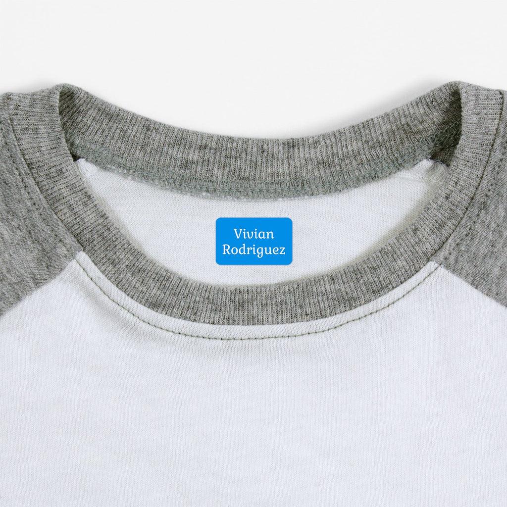Rectangle Iron-On Senior Clothing Labels | Solid