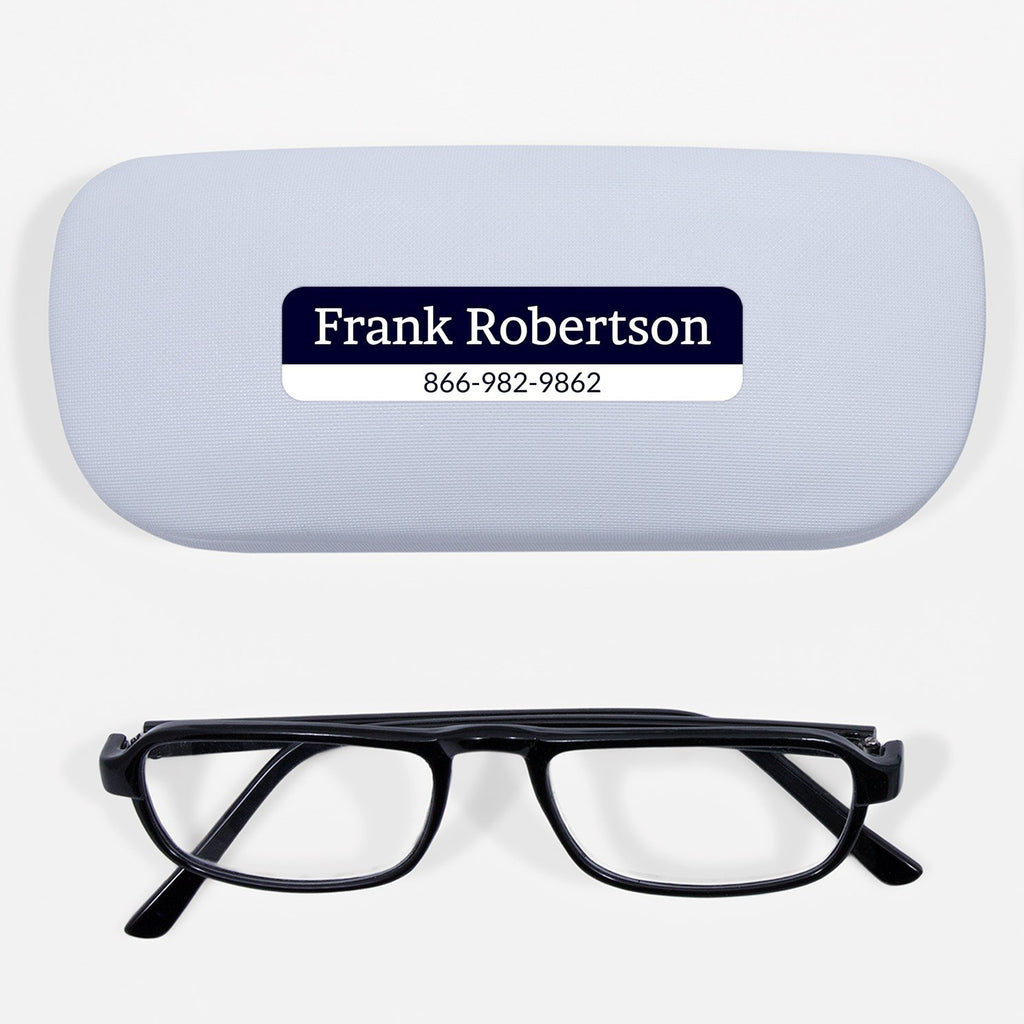 Phone Number Rectangle Name Labels