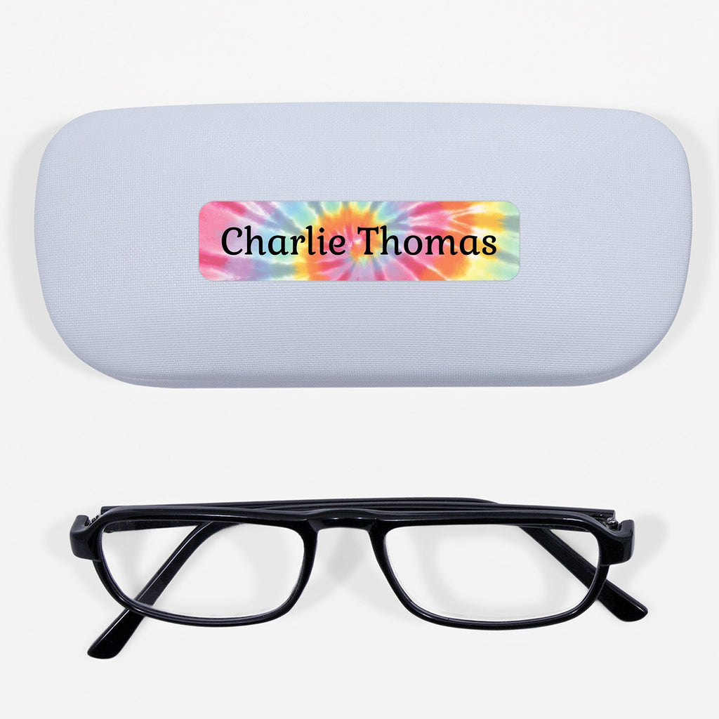 Rectangle Name Labels | Tie Dye